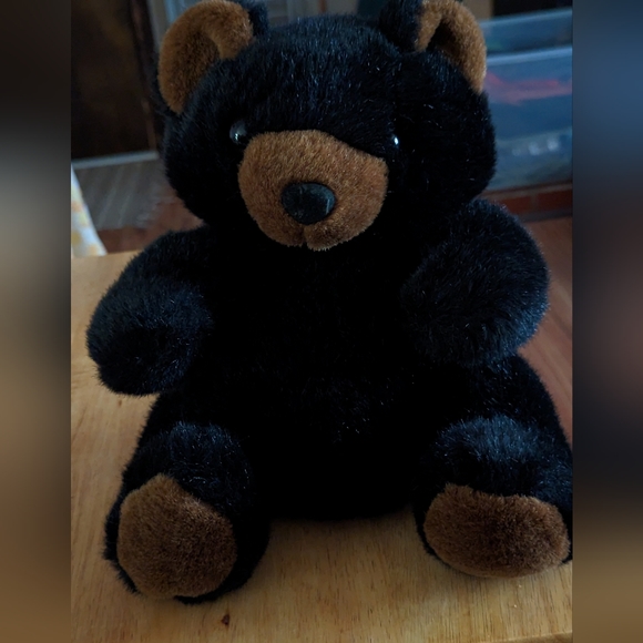 Vintage Wacky Bear Factory Black Bear Plush Teddy 2000 - Picture 1 of 7